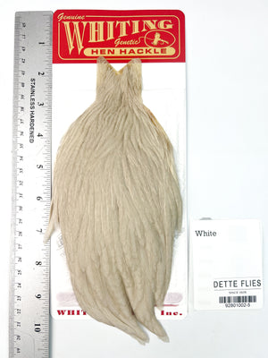 White - Whiting Line Hen Cape (#5)