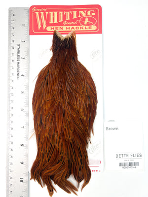 Brown - Whiting Line Hen Cape (#4)