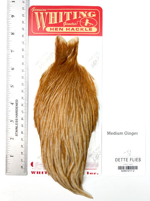 Medium Ginger - Whiting Line Hen Cape