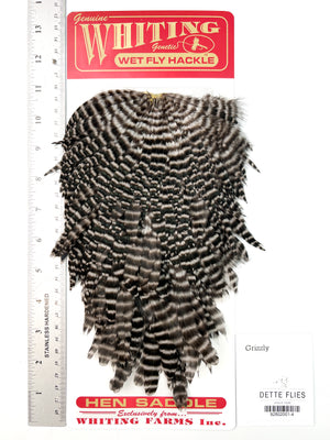 Grizzly - Whiting Line Hen Saddle