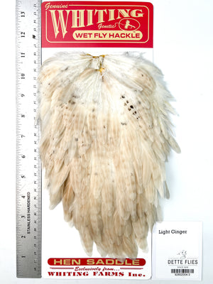 Light Ginger - Whiting Line Hen Saddle