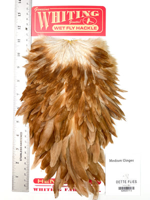 Medium Ginger - Whiting Line Hen Saddle