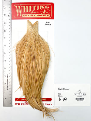 Light Ginger - Whiting Line Rooster Cape - Pro Grade