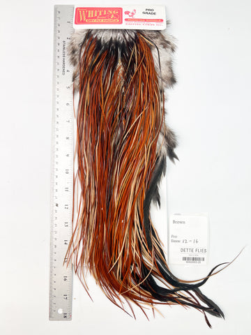 Brown - Whiting Line Rooster Saddle - Pro Grade (#20)