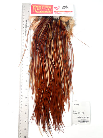 Brown - Whiting Line Rooster Saddle - Pro Grade (#22)