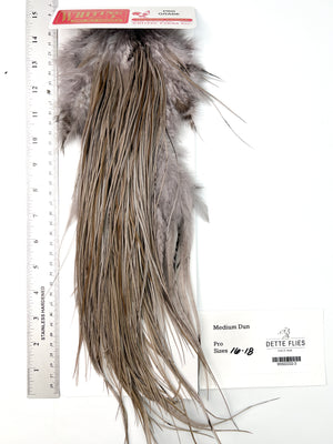 dyed Medium Dun - Whiting Line Rooster Saddle - Pro Grade