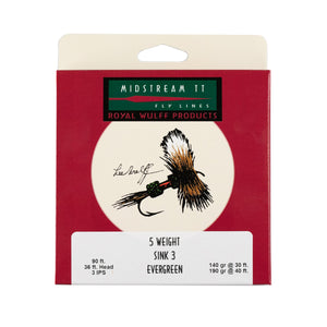 Royal Wulff Midstream TT Full Sink 3 Fly Line