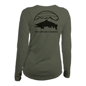 Rep Your Water Women's Merino Breeze Sun Shirt - Backcountry Trout
