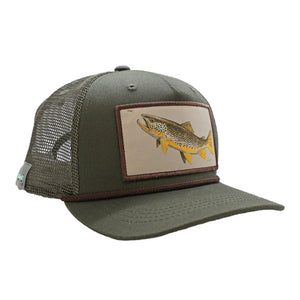 Rep Your Water Mesh Back Hat - Hungry Brown