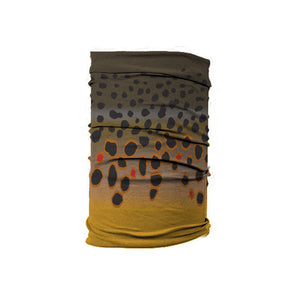 Rep Your Water Reversible Sun Gaiter - Brown Trout Skin