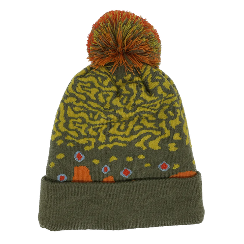 Rep Your Water Knit Hat - Brook Trout Skin 2.0