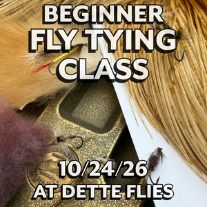 Beginner Fly Tying Class - 10/24/26