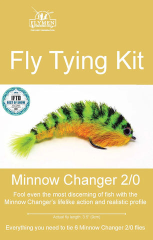 Flymen Fly Tying Kit: Minnow Changer 2/0