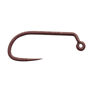 Daiichi 4695 - 60 Degree Barbless Jig Hook - Matte Brown
