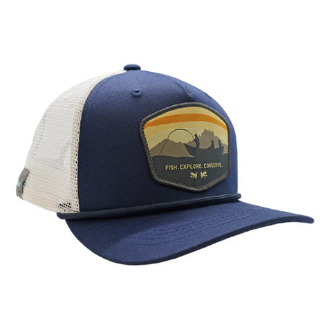 Rep Your Water Mesh Back Hat - Drifter Badge