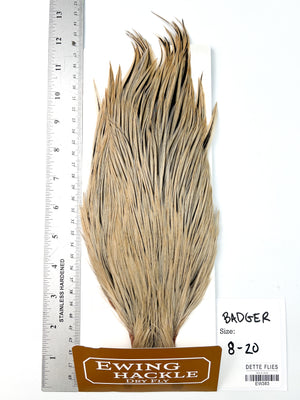 Badger - Ewing Dry Fly Rooster Cape (383)