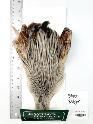 Silver Badger - Ewing Hen Cape (438)