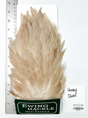 Honey Dun - Ewing Hen Saddle (463)