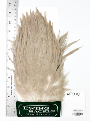 Light Dun - Ewing Hen Saddle (466)