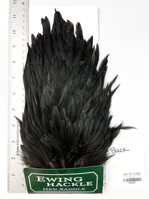 Black - Ewing Hen Saddle (467)