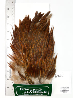 Brown - Ewing Hen Saddle (471)