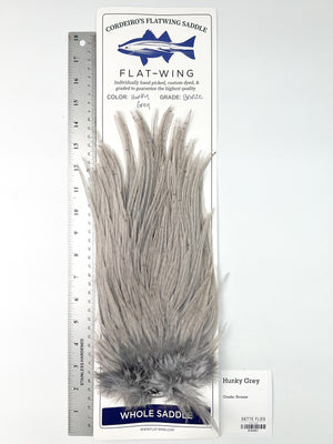 Hunky Grey - Ewing x Cordeiro's Flatwing Saddle - Bronze