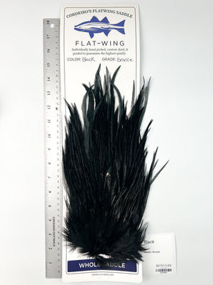 Black - Ewing x Cordeiro's Flatwing Saddle - Bronze