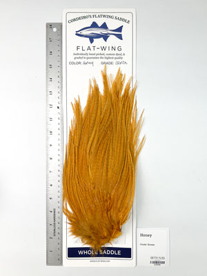 Honey - Ewing x Cordeiro's Flatwing Saddle - Bronze