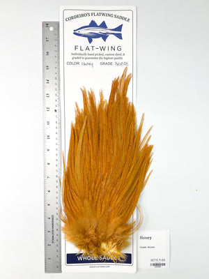 Honey - Ewing x Cordeiro's Flatwing Saddle - Bronze