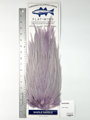 Lavender - Ewing x Cordeiro's Flatwing Saddle - Bronze