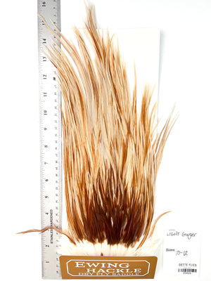 Light Ginger - Ewing Dry Fly Rooster Saddle (529)