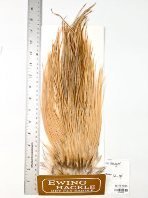 Light Ginger - Ewing Dry Fly Rooster Saddle (532)