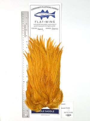 Honey - Ewing x Cordeiro's Flatwing Saddle - Bronze (#625)