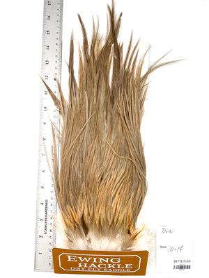 Dun - Ewing Dry Fly Rooster Saddle (759)