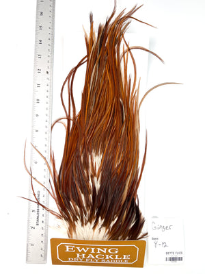 Ginger - Ewing Dry Fly Rooster Saddle (768)