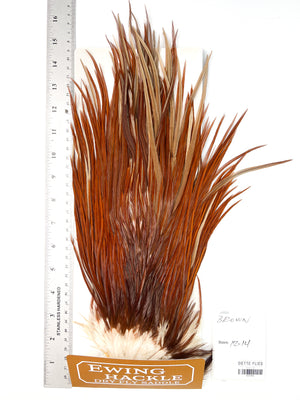 Brown - Ewing Dry Fly Rooster Saddle (769)