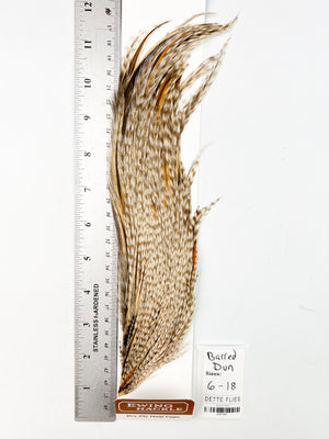 Barred Dun - Ewing Dry Fly Rooster Half Cape (787)