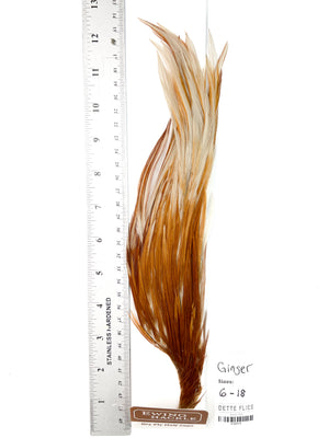 Ginger - Ewing Dry Fly Rooster Half Cape (819)
