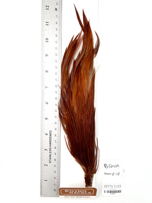 Brown - Ewing Dry Fly Rooster Half Cape (833)