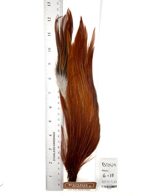 Brown - Ewing Dry Fly Rooster Half Cape (837)