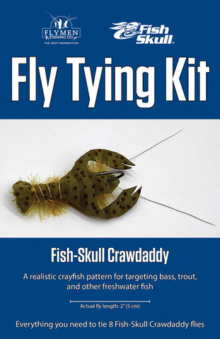 Flymen Fly Tying Kit: Fish-Skull Crawdaddy