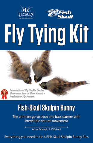 Flymen Fly Tying Kit: Fish-Skull Skulpin Bunny