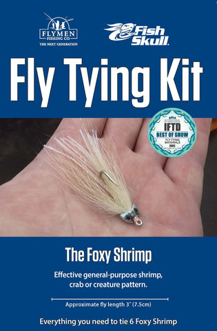 Flymen Fly Tying Kit: Fish Skull Foxy Shrimp