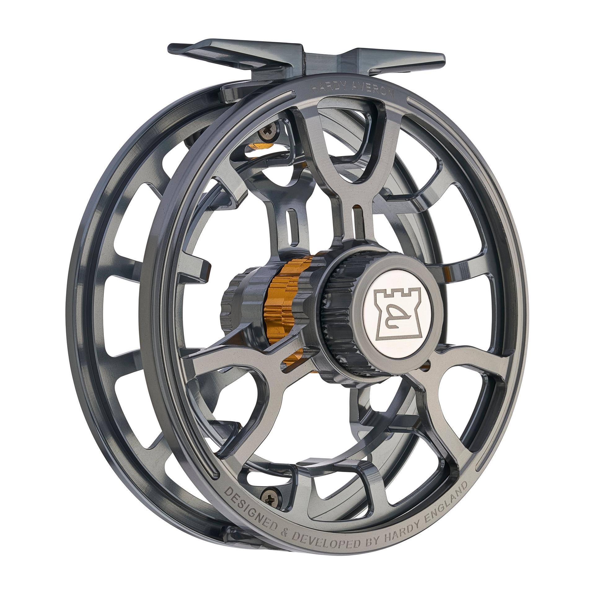 disc drag large arbor machined fly reel Averon Fly Reel 9000 / Titanium