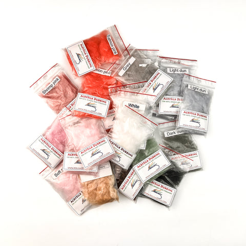 AcrylSilk Dubbing - Clearance Lot