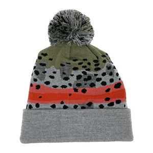 Rep Your Water Knit Hat - Rainbow Trout Skin 2.0