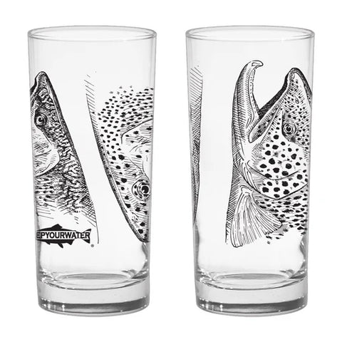 Rep Your Water Highball Glass - Fish Head