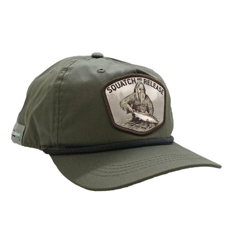 Rep Your Water Full Cloth Hat - Squatch and Release Badge