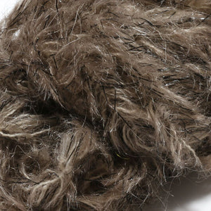 Speckled Black Mohair Scruff
