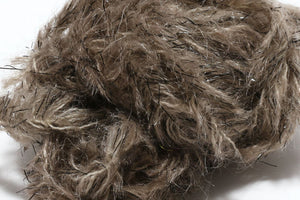 Speckled Black Mohair Scruff